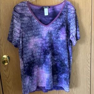 Purple 1x blouse Only Nine